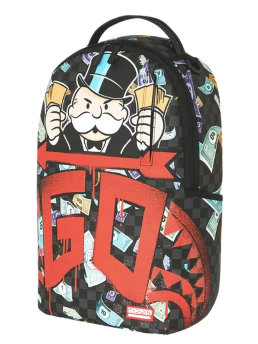 Sprayground Monopoly Time To Go Backpack